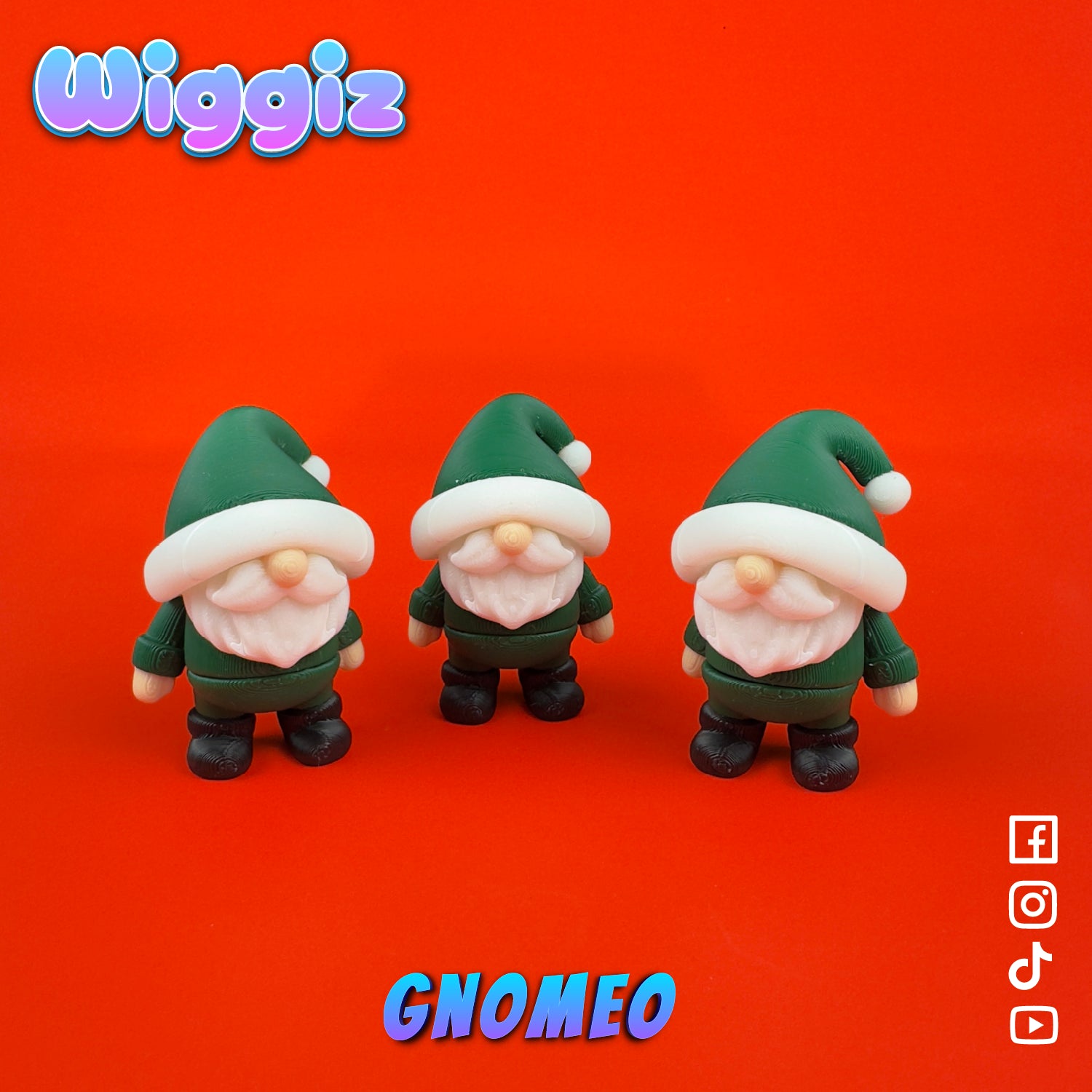 Gnomeo | Adorable 3D Printed Christmas Toy