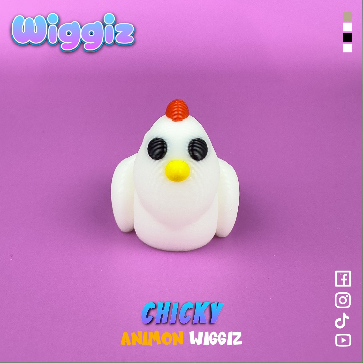 Chicky | Adorable 3D Printed Animon Toy