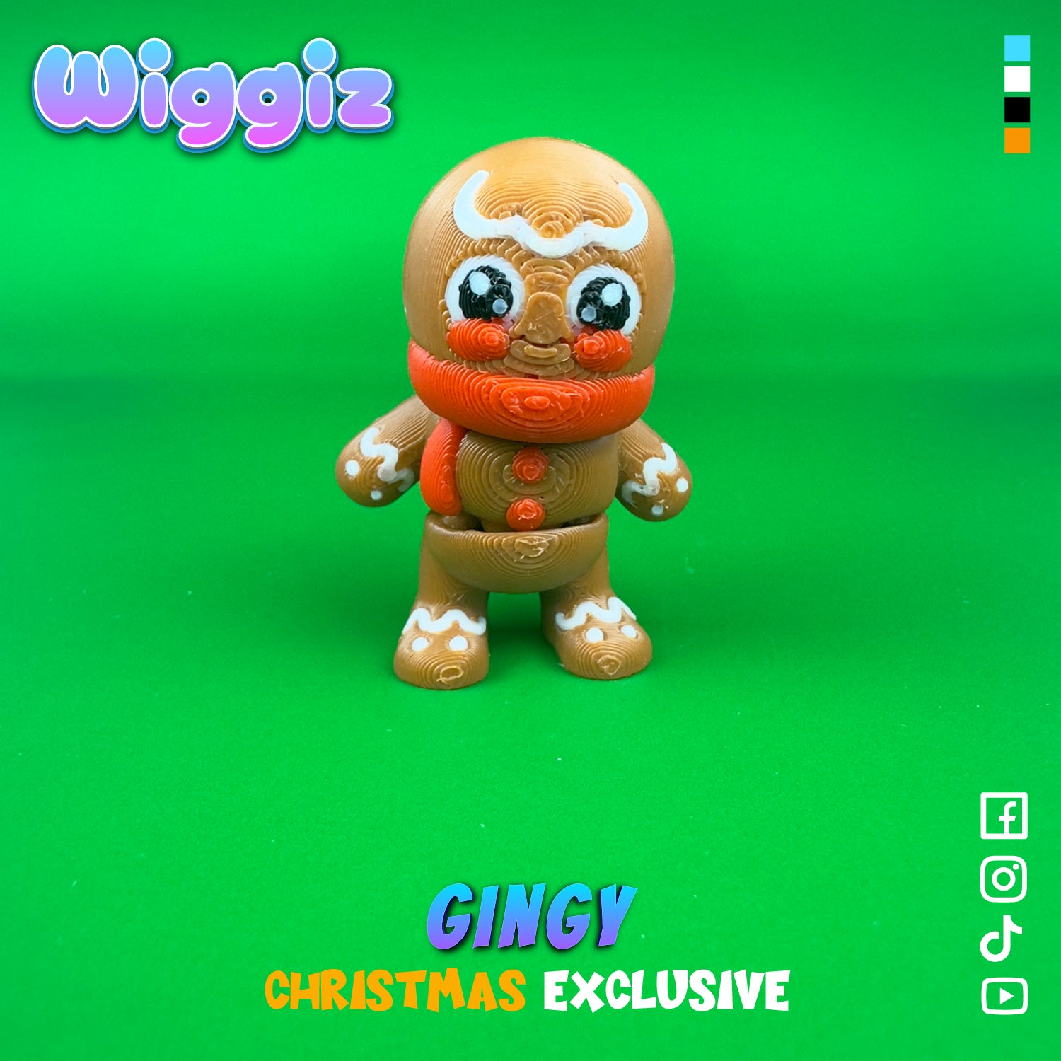 Gingy | Adorable 3D Printed Christmas Toy