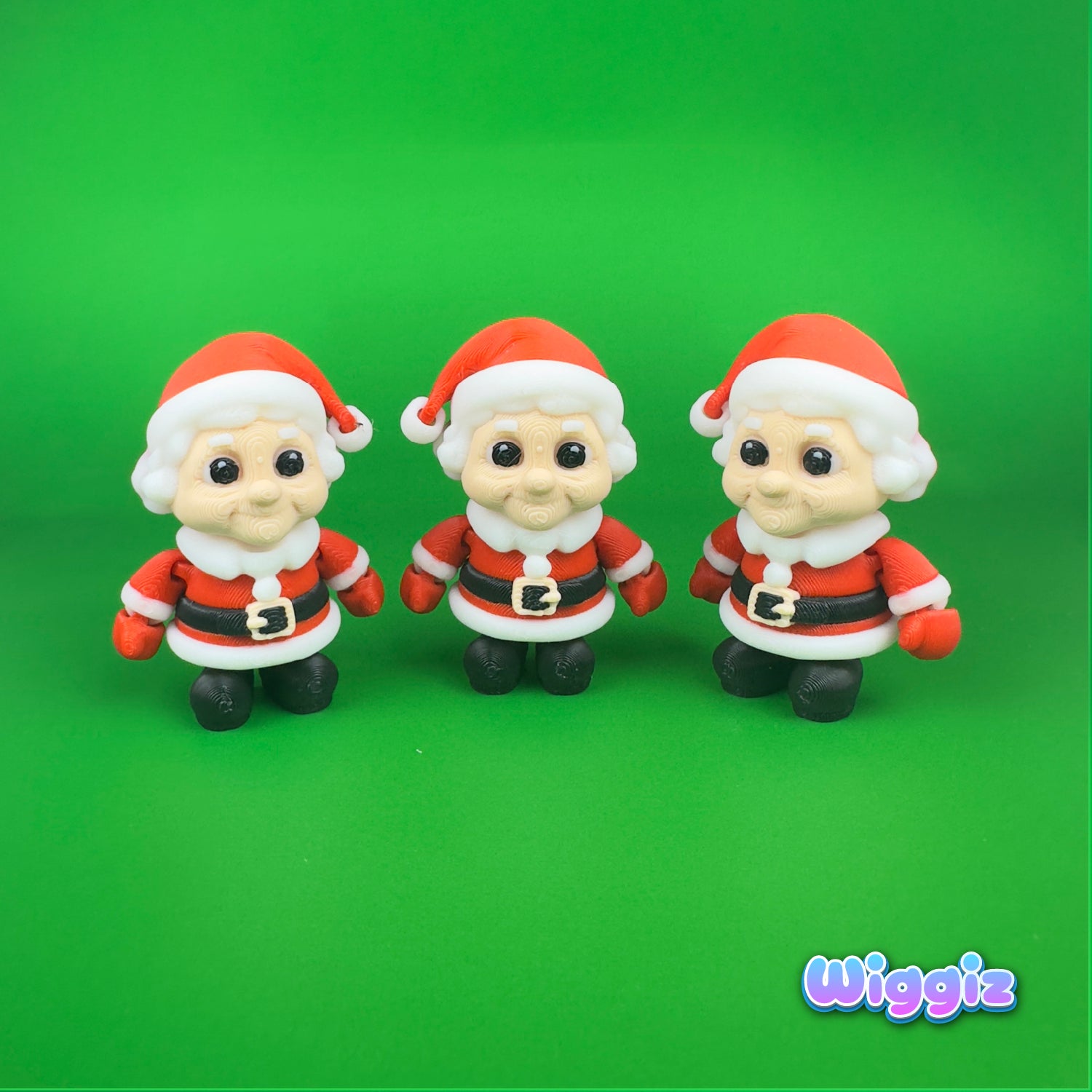 Mrs Claus | Adorable 3D Printed Christmas Toy