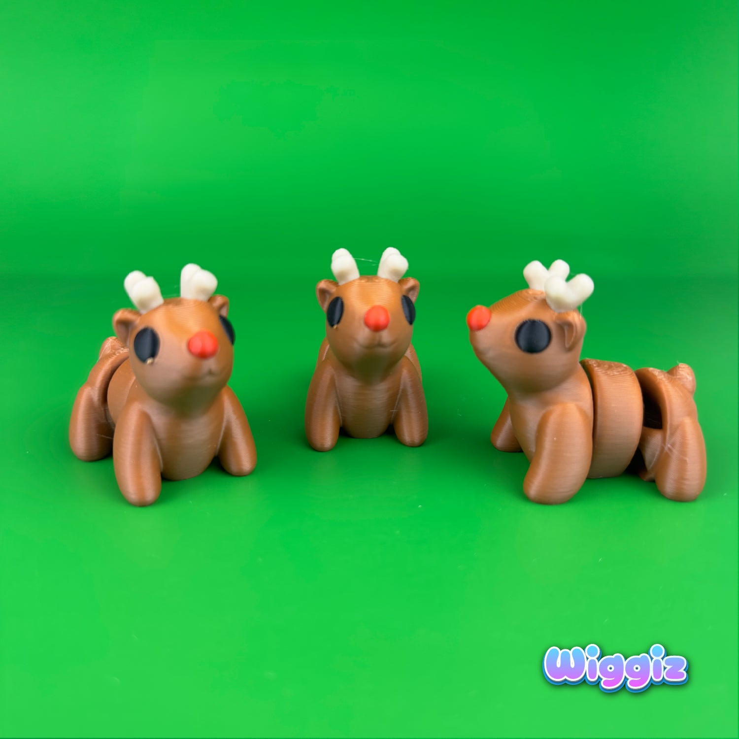 Snuggles | Adorable 3D Printed Reindeer Christmas Toy